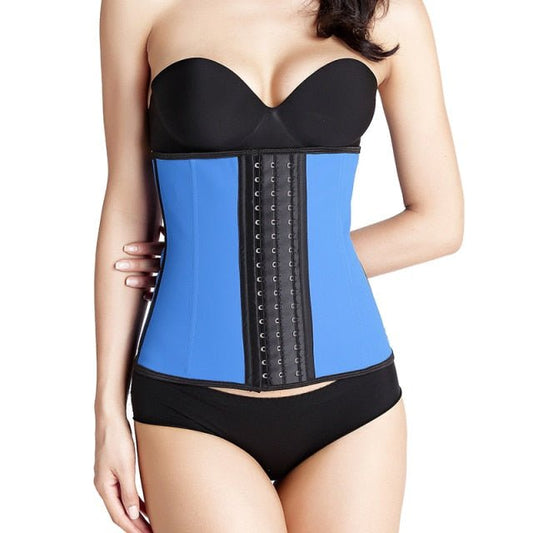 Achieve a Flatter Tummy, Snatched Waist, and Improved Posture with the 9 Piece Steel Bone Latex Waist Trainer - Model Mannequin