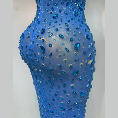 Zeraphielle – Crystal Illusion Rhinestone Gown