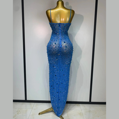 Zeraphielle – Crystal Illusion Rhinestone Gown