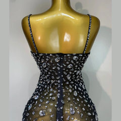 Zeraphielle – Crystal Illusion Rhinestone Gown