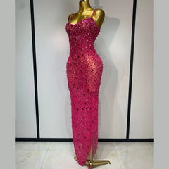 Zeraphielle – Crystal Illusion Rhinestone Gown