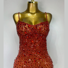 Zeraphielle – Crystal Illusion Rhinestone Gown