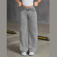 Virelle – High-Rise Wide Leg Denim Jeans