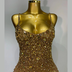 Zeraphielle – Crystal Illusion Rhinestone Gown