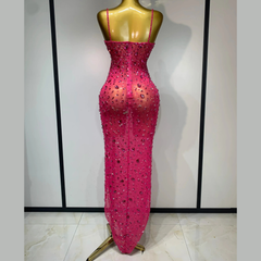 Zeraphielle – Crystal Illusion Rhinestone Gown