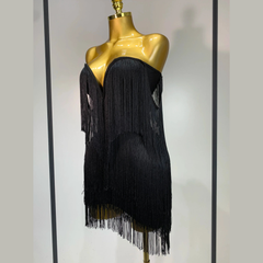 Xavielle – Fringe Strapless Bandage Dress