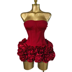 Vivienne - Floral Hem Bandage Dress