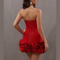 Vivienne - Floral Hem Bandage Dress