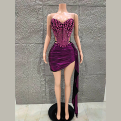 Nyssa - Embellished Corset & Skirt Two-Piece Set