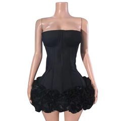 Vivienne - Floral Hem Bandage Dress