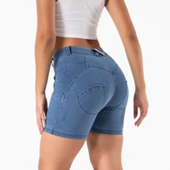 Fräcka Blåa Butt Lift Shorts