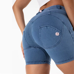 Fräcka Blåa Butt Lift Shorts