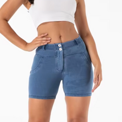 Fräcka Blåa Butt Lift Shorts