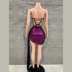 Nyssa - Embellished Corset & Skirt Two-Piece Set