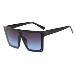 Classic Square Mirror Coated Sunglasses - Model Mannequin
