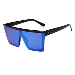 Classic Square Mirror Coated Sunglasses - Model Mannequin