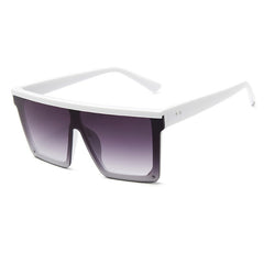 Classic Square Mirror Coated Sunglasses - Model Mannequin
