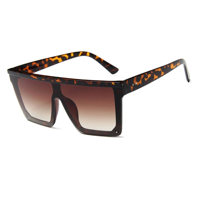 Classic Square Mirror Coated Sunglasses - Model Mannequin