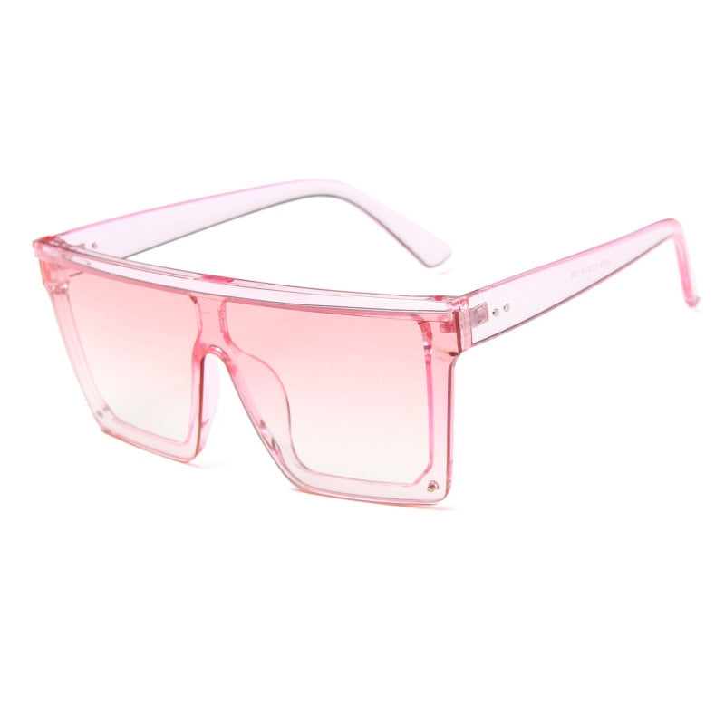 Classic Square Mirror Coated Sunglasses - Model Mannequin