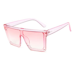 Classic Square Mirror Coated Sunglasses - Model Mannequin
