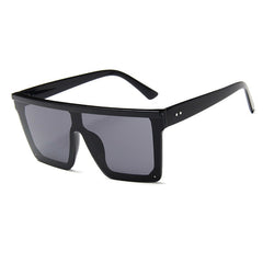 Classic Square Mirror Coated Sunglasses - Model Mannequin