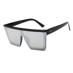 Classic Square Mirror Coated Sunglasses - Model Mannequin