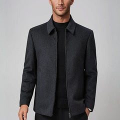 Jermaine - Chaqueta de cremallera casual para hombres