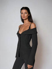 Valentina - Off-Shoulder Structured Top