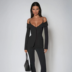 Valentina - Off-Shoulder Structured Top