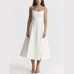 Monroe – A-Linien-Midikleid mit Spaghettiträgern