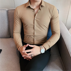 Rodney - Men's Long Sleeve Stretch Shirt