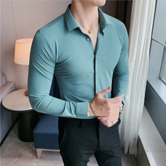 Rodney - Men's Long Sleeve Stretch Shirt