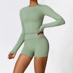 Galadriel - Long Sleeve Seamless Activewear Top