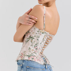 Kalinda - Floral Corset Cami Top