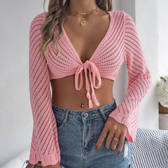 Fenja - Crocheted Crop Top