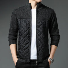 Axl - Men’s Quilted Knit Cardigan