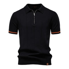 Kaelric – Zip Collar Knit Polo