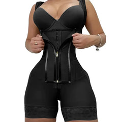 Full Body Shaper Fajas 9-Boned Bodysuit