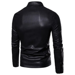 Darian – Classic Black Faux Leather Jacket