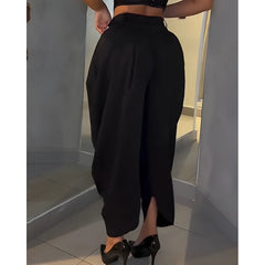 Posie - High-Waist Wide Leg Pants