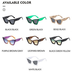 Stora cat eye-solglasögon