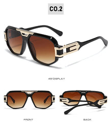 Elin - Retro Square Sunglasses