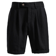 Aurelio – Tailored Linen Blend Shorts
