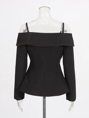 Valentina - Off-Shoulder Structured Top