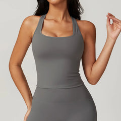 Freesia - Activewear Racerback Tank Top