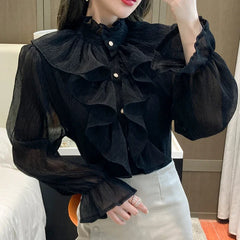 Amelise - Ruffle Blouse