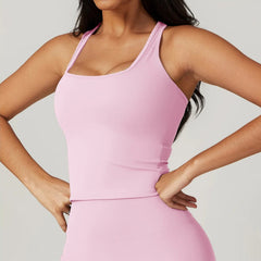 Freesia - Activewear Racerback Tank Top