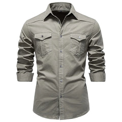 Ryven – Classic Button-Up Utility Shirt