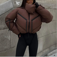 Elowen – Luxe Cropped Puffer Jacket