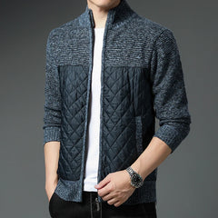 Axl - Men’s Quilted Knit Cardigan